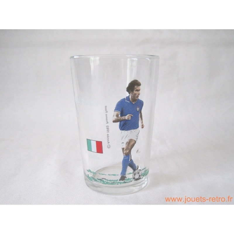 Verre à moutarde football 1982 "Graziani"