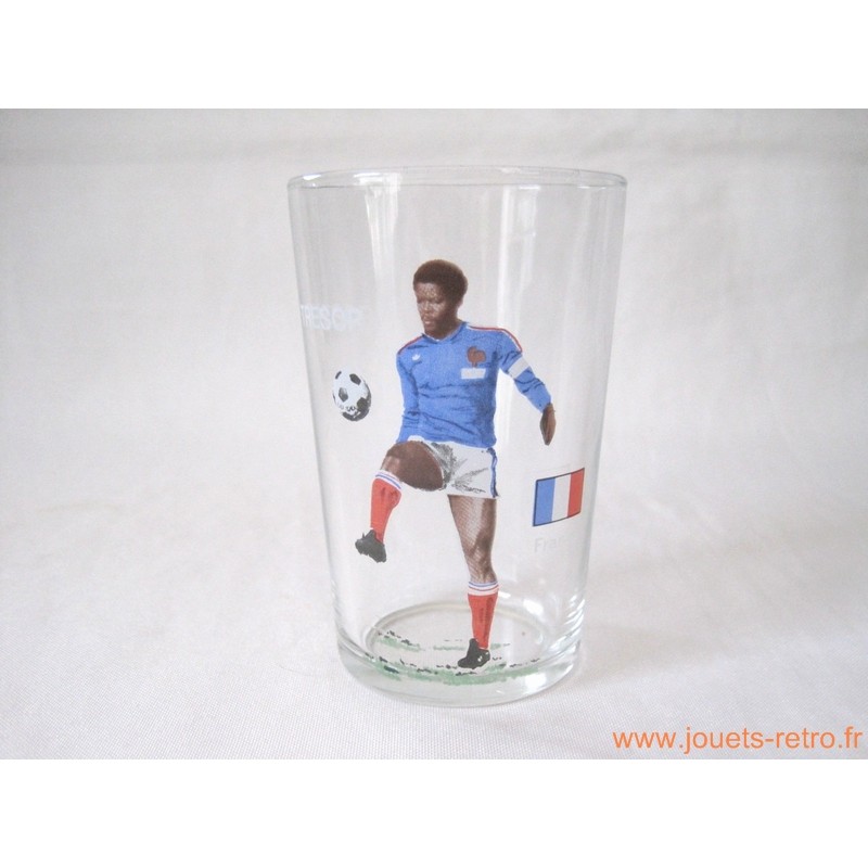 Verre à moutarde football 1982 "Tresor"