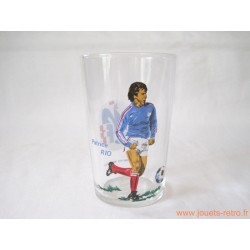 Verre à moutarde football 1978 "Patrice Rio"