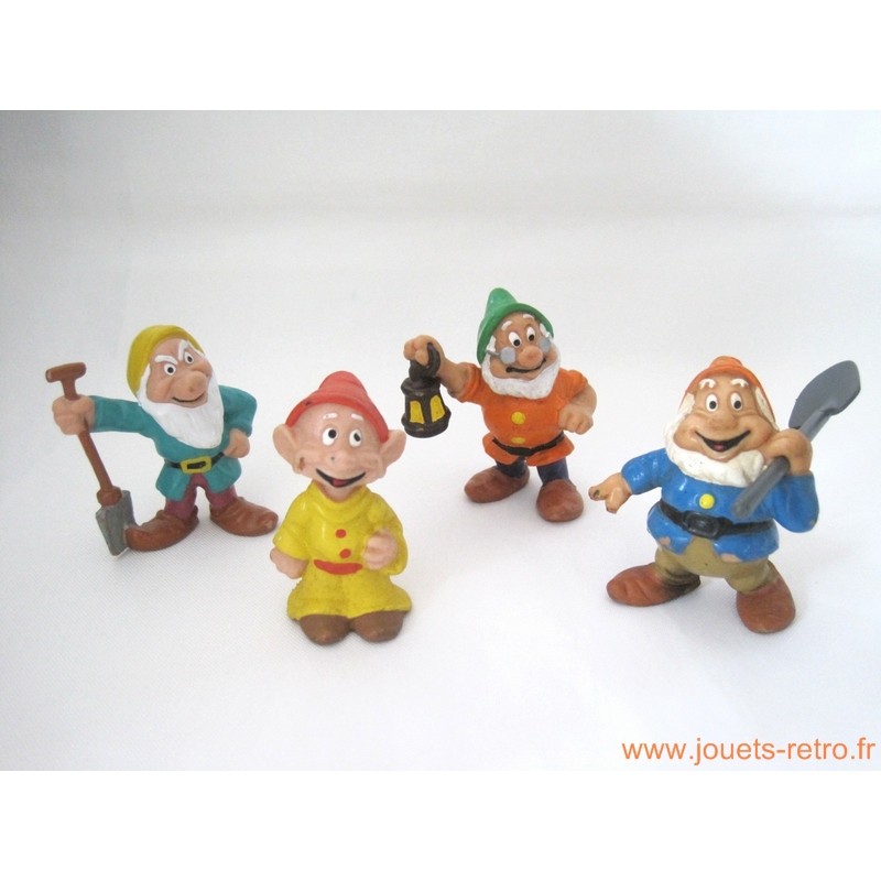 Lot 4 figurines "Nains" Disney bully