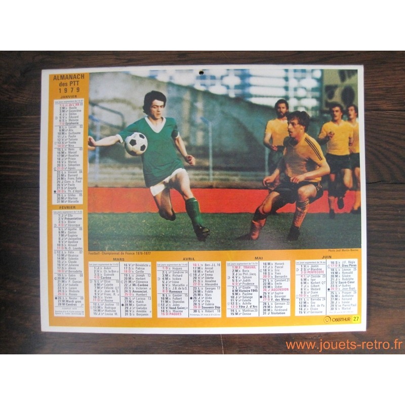 Almanach 1979 des PTT "football rugby"