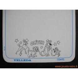 Tableau blanc Velleda "Oliver & Compagnie"