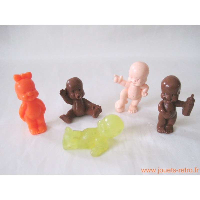 "Les Babies" lot de 5 figurines mixtes