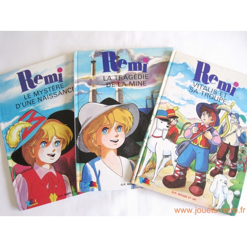 Lot 3 livres "Remi"