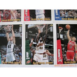 Lot 27 cartes NBA Upper Deck Collector's Choice 96-97 Slam Dunk Series