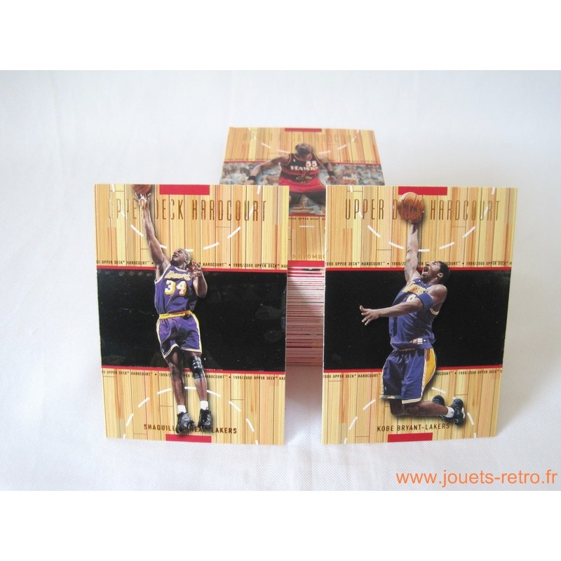 set complet 60 cartes NBA Upper Deck HARDCOURT 99-00