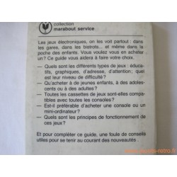 Livre "le guide marabout des jeux electroniques" 1983