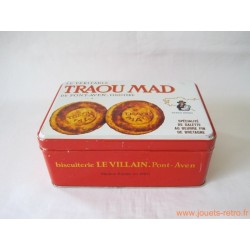 Ancienne boite biscuits "Traou Mad" de Pont Aven