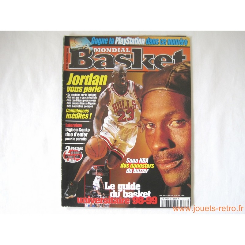 copy of Magazine "Mondial Basket" n° 85 novembre 1998 copy of Magazine "Mondial Basket" n° 85 novembre 1998