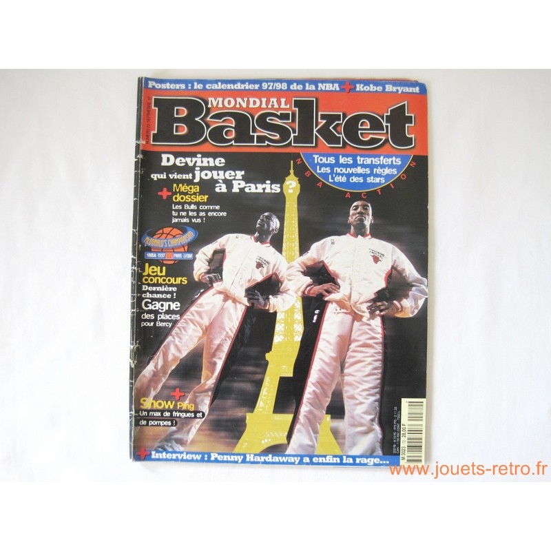 Magazine "Mondial Basket" n° 72 septembre 1997 Magazine "Mondial Basket" n° 72 septembre 1997