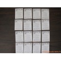 Lot 16 vignettes Panini World Cup Italia 90 - Ecosse