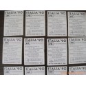 Lot 16 vignettes Panini World Cup Italia 90 - Ecosse