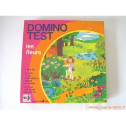 Domino-test "les fleurs" - jeu CEJI