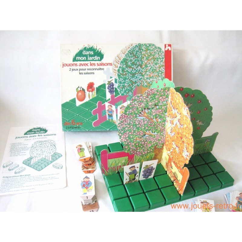 Dans mon jardin jouons avec les saisons - jeu Nathan 1989 Dans mon jardin jouons avec les saisons - jeu Nathan 1989
