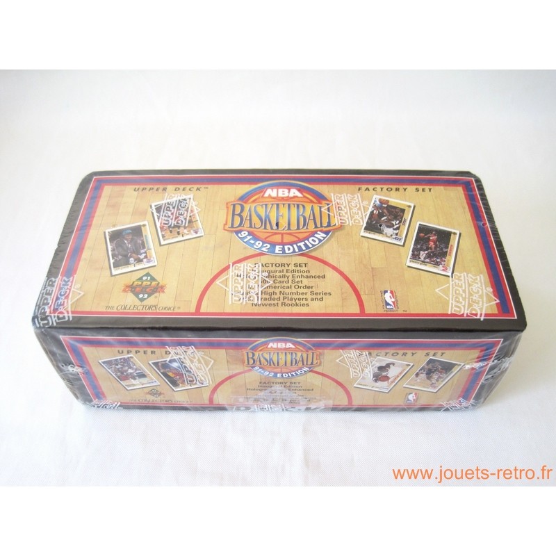 Boite Set complet 500 cartes NBA Upper Deck 1991-92 série 1 + 2 Boite Set complet 500 cartes NBA Upper Deck 1991-92 série 1 + 2