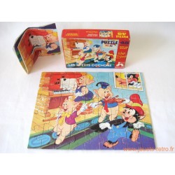 Les 3 petits cochons - puzzle Disney Nathan 1979