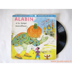 Aladin et la lampe merveilleuse - album disque 45T
