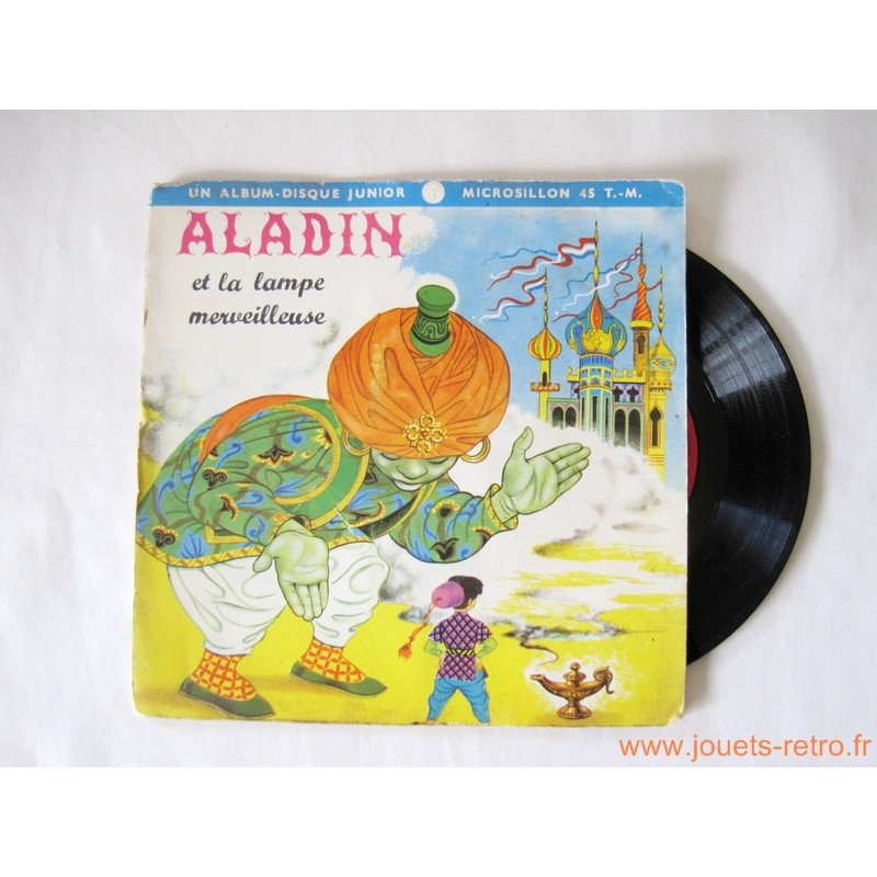 Aladin et la lampe merveilleuse - album disque 45T