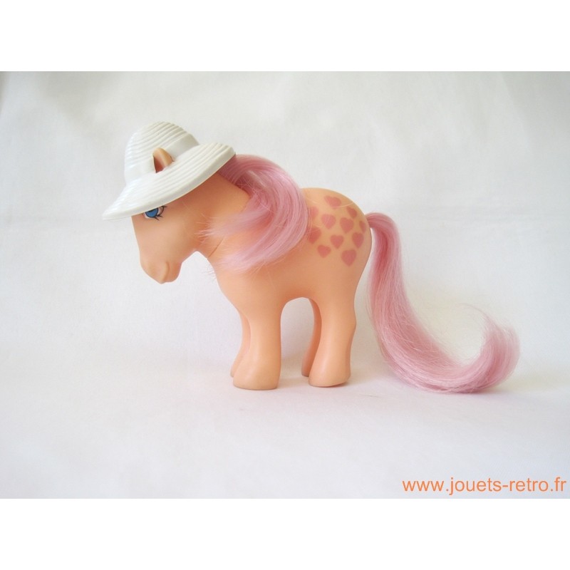 Mon Petit Poney G1 Pêche et son chapeau