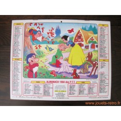 Almanach des PTT 1984 Disney