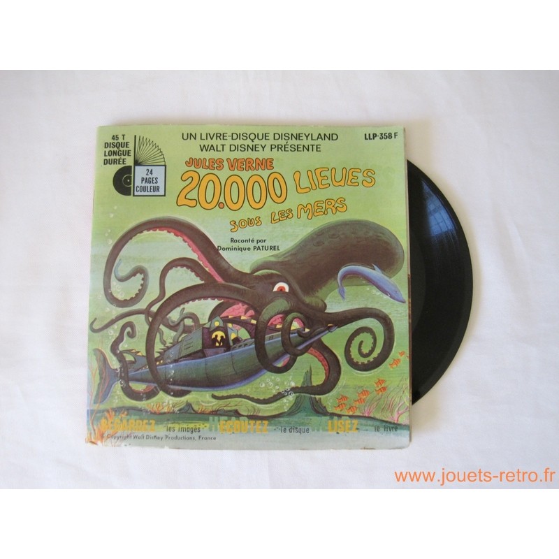 20.000 lieues sous les mers - Livre disque 45t 20.000 lieues sous les mers - Livre disque 45t