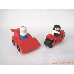 Lot véhicules sport Fisher Price