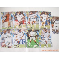 Lot 140 cartes DS France Foot 2000