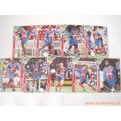 Lot 140 cartes DS France Foot 2000