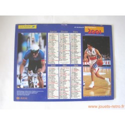 Almanach du facteur 2001 "sport"