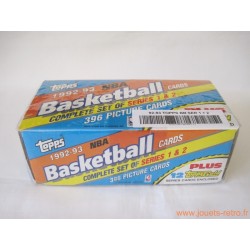 Boite Set complet 396 cartes NBA Topps 1992-93 série 1 + 2