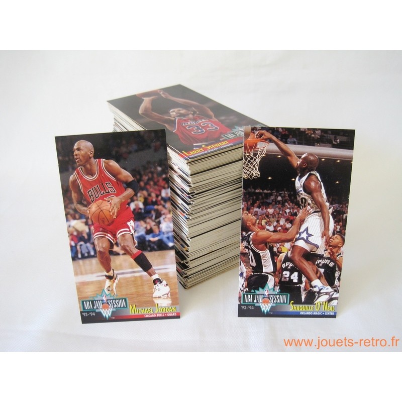 Set complet 240 cartes NBA Fleer Jam Session 1993-94