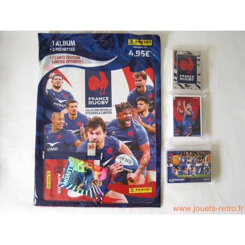 Set complet Panini XV de France rugby "Rage de Vaincre" Set complet Panini XV de France rugby "Rage de Vaincre"