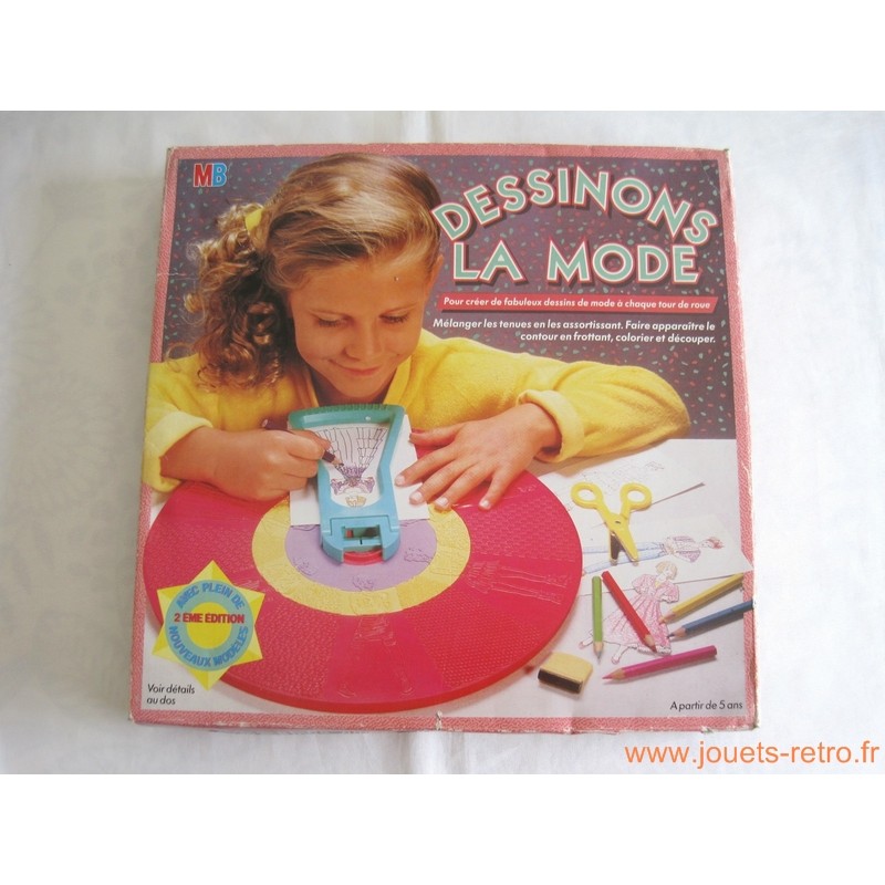 Dessinons la Mode - Jeu MB 1990 Dessinons la Mode - Jeu MB 1990