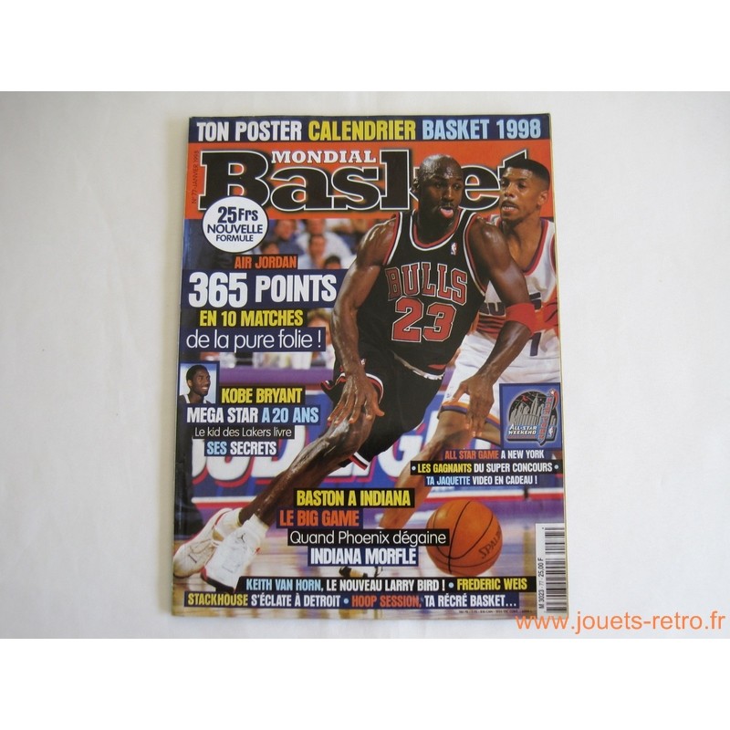 Magazine "Mondial Basket" n° 77 janvier 1998 Magazine "Mondial Basket" n° 77 janvier 1998