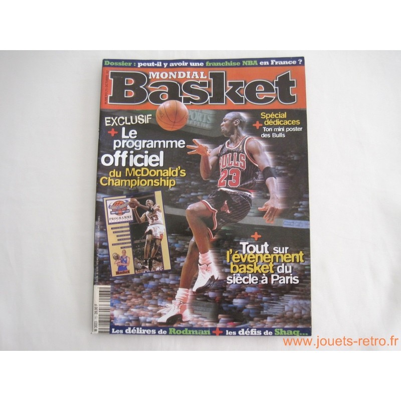 Magazine "Mondial Basket" n° 73 octobre 1997