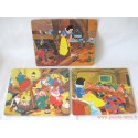 3 puzzles Blanche neige - Nathan 1974