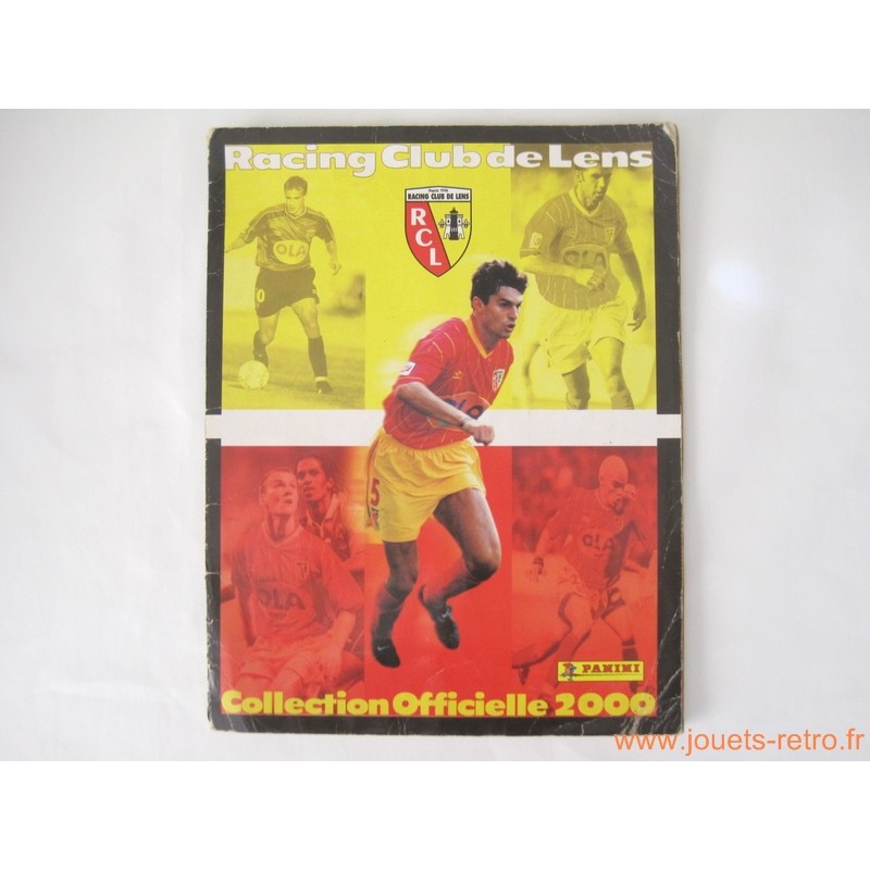 Album vignettes Panini Racing Club de Lens Collection Officielle 2000 Album vignettes Panini Racing Club de Lens Collection Officielle 2000