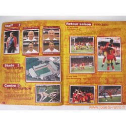 Album vignettes Panini Racing Club de Lens Collection Officielle 2000-2001