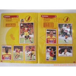 Album vignettes Panini Racing Club de Lens Collection Officielle 2000-2001