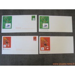 lot 5 enveloppes PàP Coupe du Monde France 98