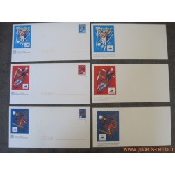 lot 5 enveloppes PàP Coupe du Monde France 98