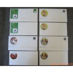 lot 4 enveloppes PàP Coupe du Monde France 98
