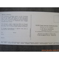 Lot 15 cartes postales Jeux olympiques Alberville 1992
