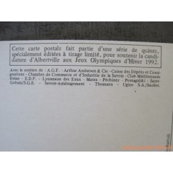 Lot 15 cartes postales Jeux olympiques Alberville 1992