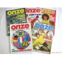 Lot magazines Onze n° 1, 2, 3, 4, 11