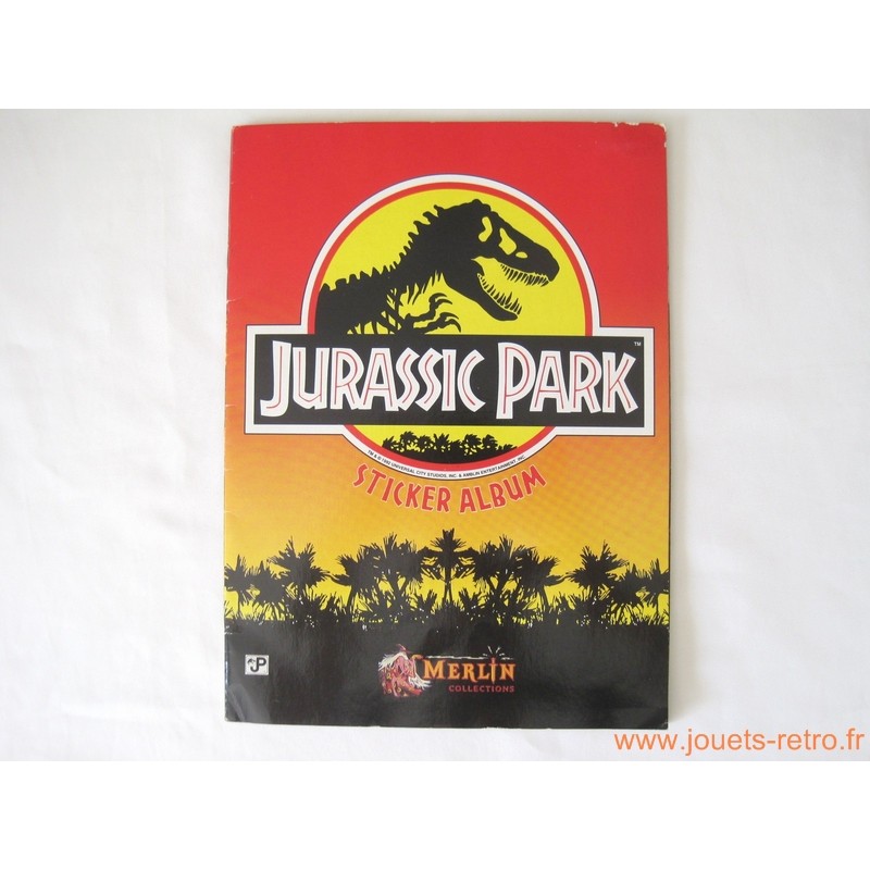 Album stickers "Jurassic Park" Merlin 1992 Album stickers "Jurassic Park" Merlin 1992