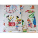 drap Sesame Street "le parc d'attractions"