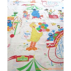 drap Sesame Street "le parc d'attractions"