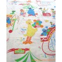 drap Sesame Street "le parc d'attractions"