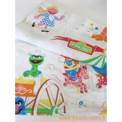 drap Sesame Street "le parc d'attractions"